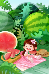 吃瓜素材背景图(吃瓜专用背景图)